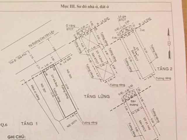 Bán nhà đường Gia Phú Quận 6