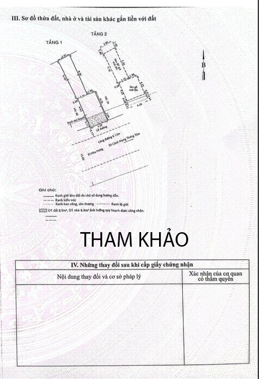 Bán nhà đường Hòa Hưng Quận 10