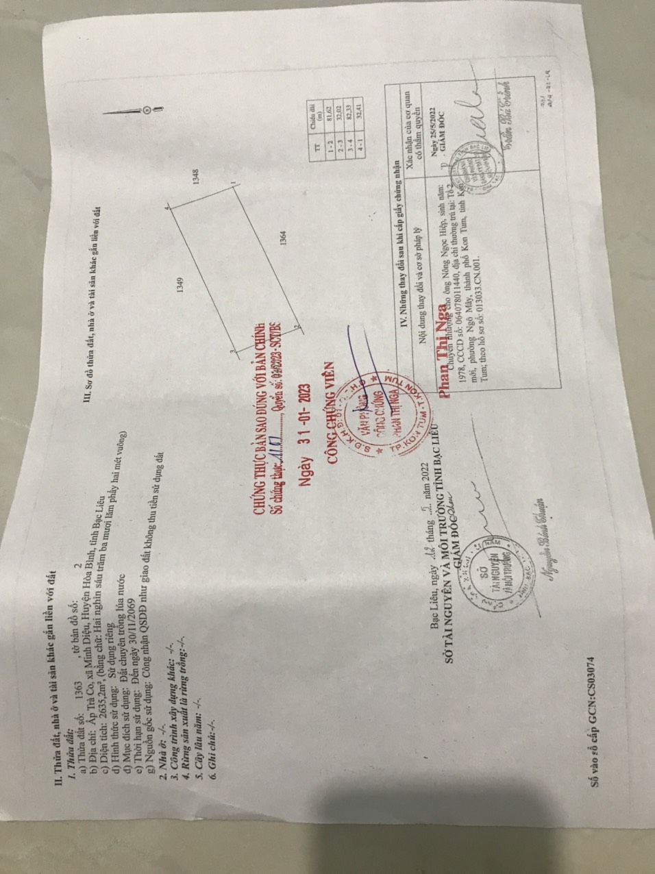 Bán nhà xã Minh Diệu tỉnh Bạc Liêu