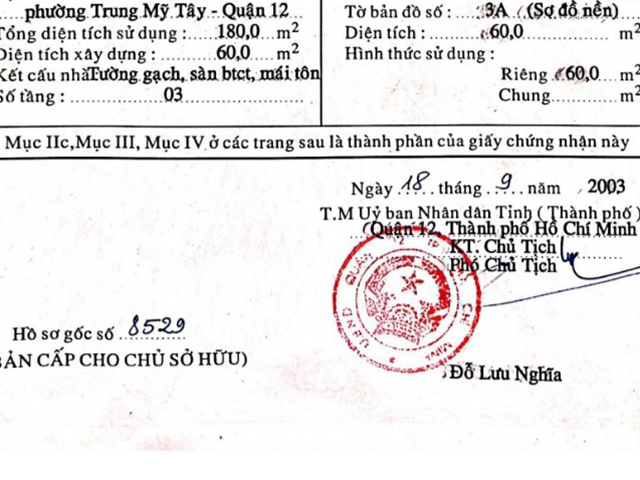 Bán nhà Quốc lộ 22, phường Trung Mỹ Tây, Quận 12
