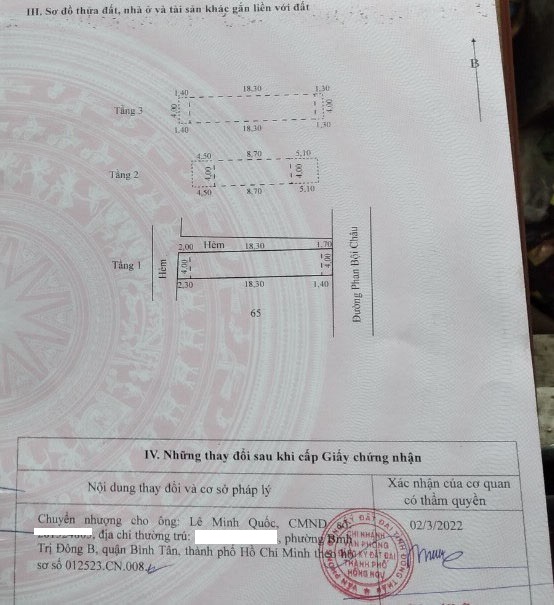 Bán nhà đường Phan Bội Châu tỉnh Đồng Tháp