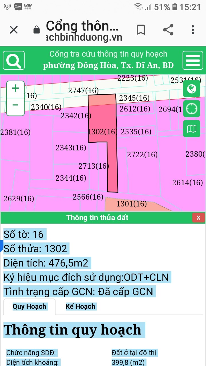 Bán nhà phường Đông Hòa tỉnh Bình Dương