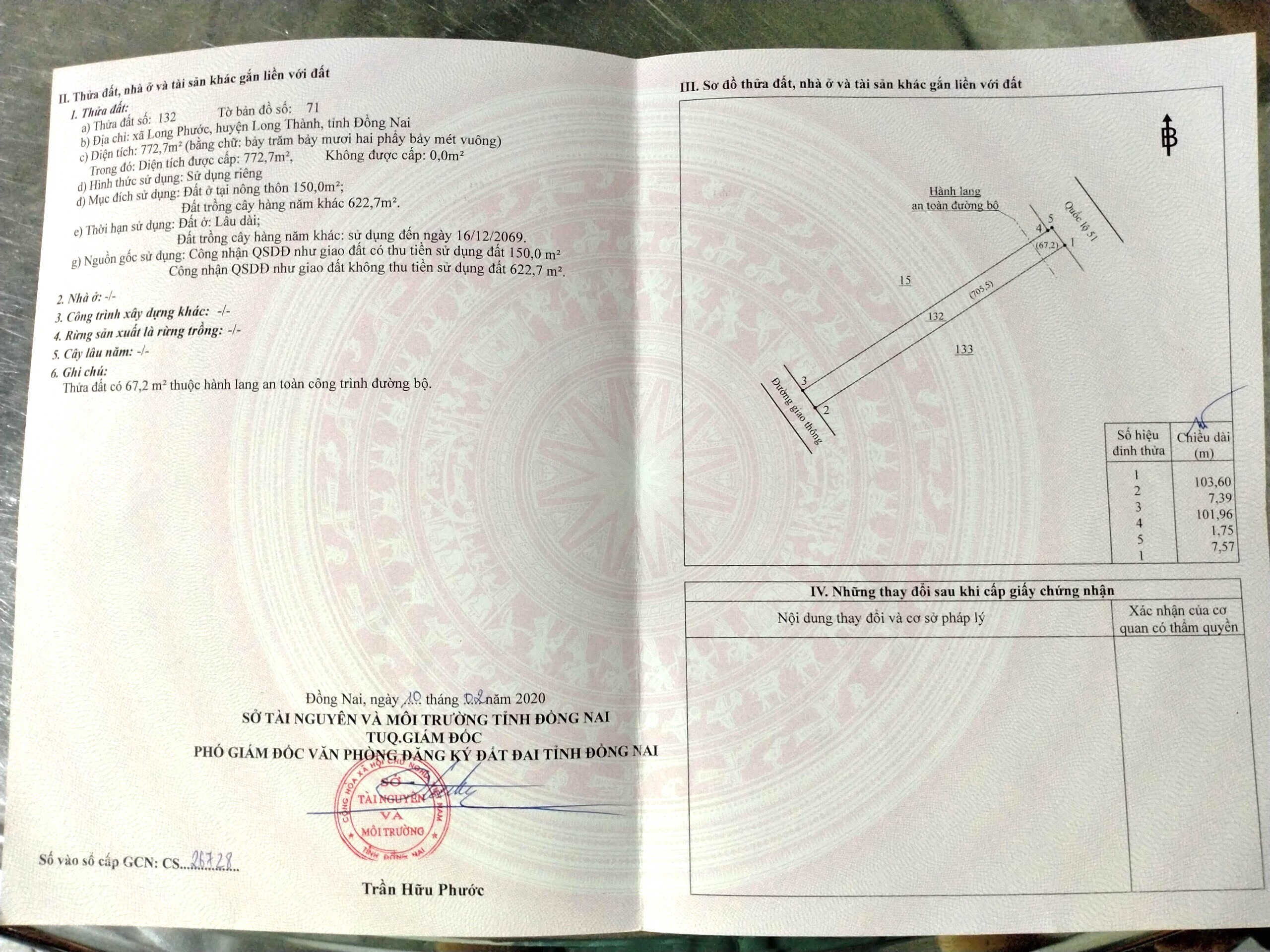 Bán nhà Quốc Lộ 51 tỉnh Đồng Nai