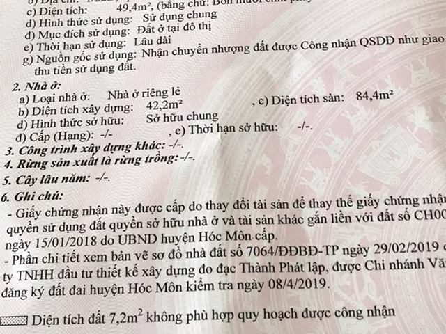 Bán nhà ấp Nhị Tân 1 huyện Hóc Môn