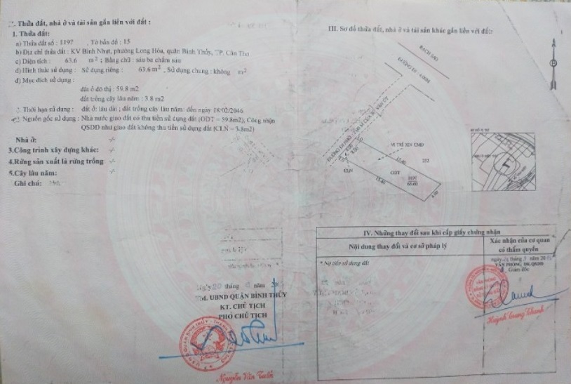 Bán nhà phường Long Hòa Thành phố Cần Thơ
