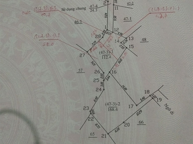 Bán nhà Xóm Chiêu huyện Hoài Đức
