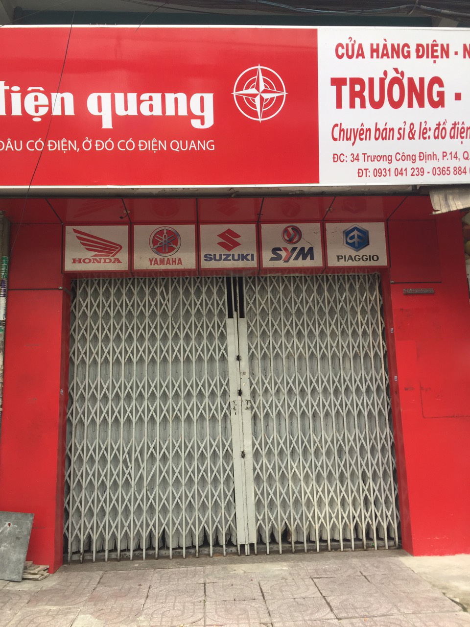 Cho thuê mặt bằng đường Trương Công Định, quận Tân Bình