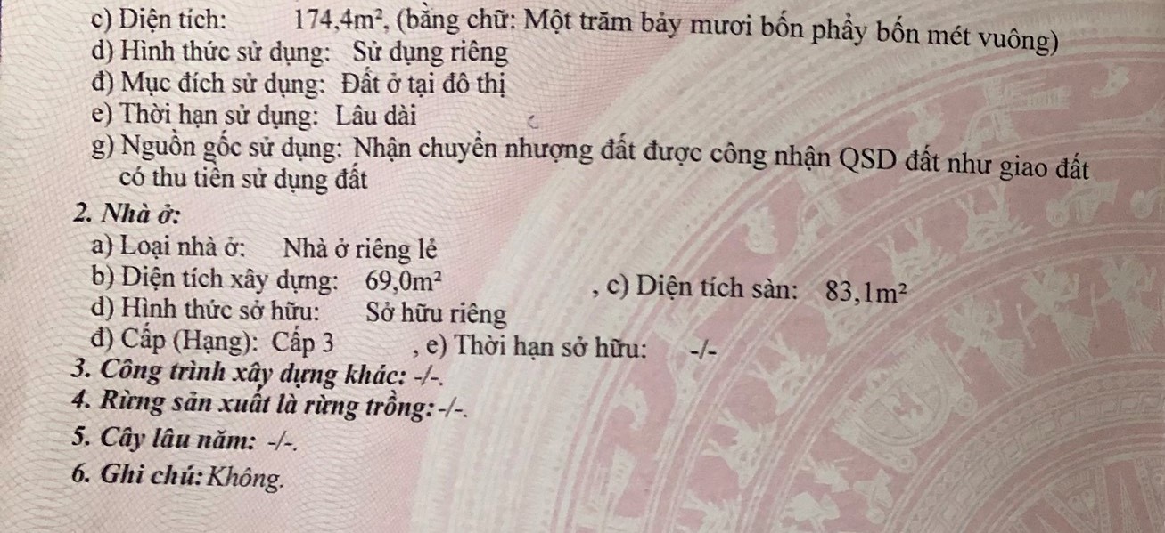 Cho thuê nhà đường Hoàng Diệu tỉnh Khánh Hòa