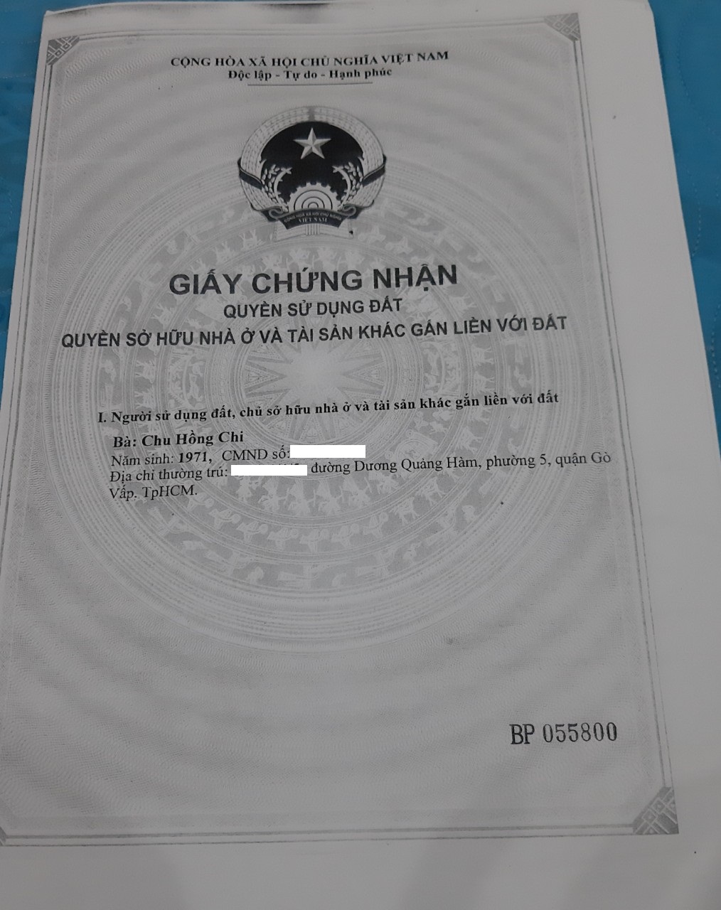 Bán căn hộ chung cư Lương Định Của Thành phố Thủ Đức