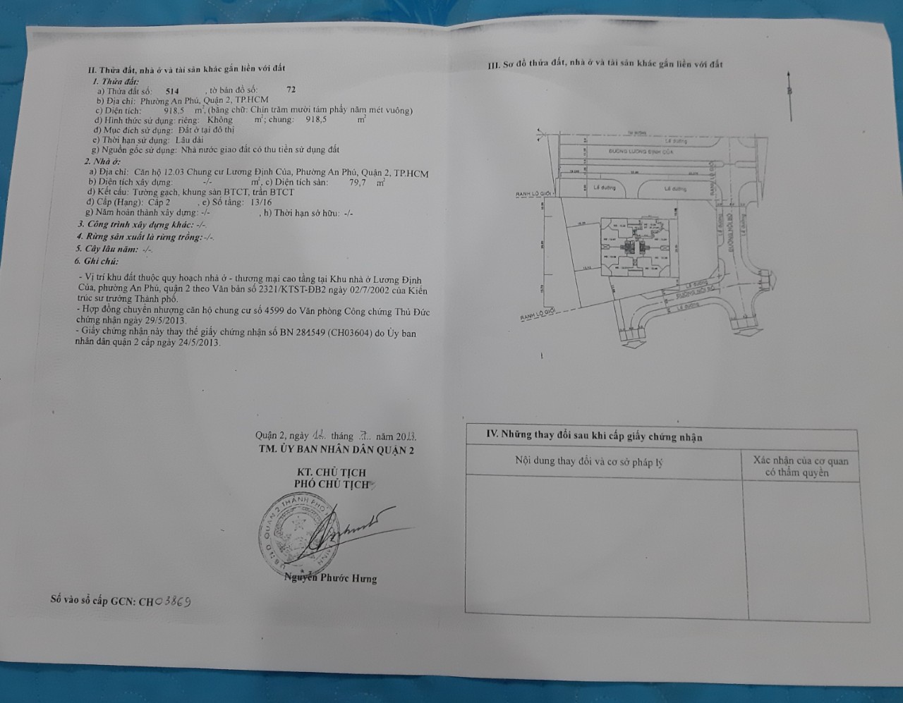 Bán căn hộ chung cư Lương Định Của Thành phố Thủ Đức